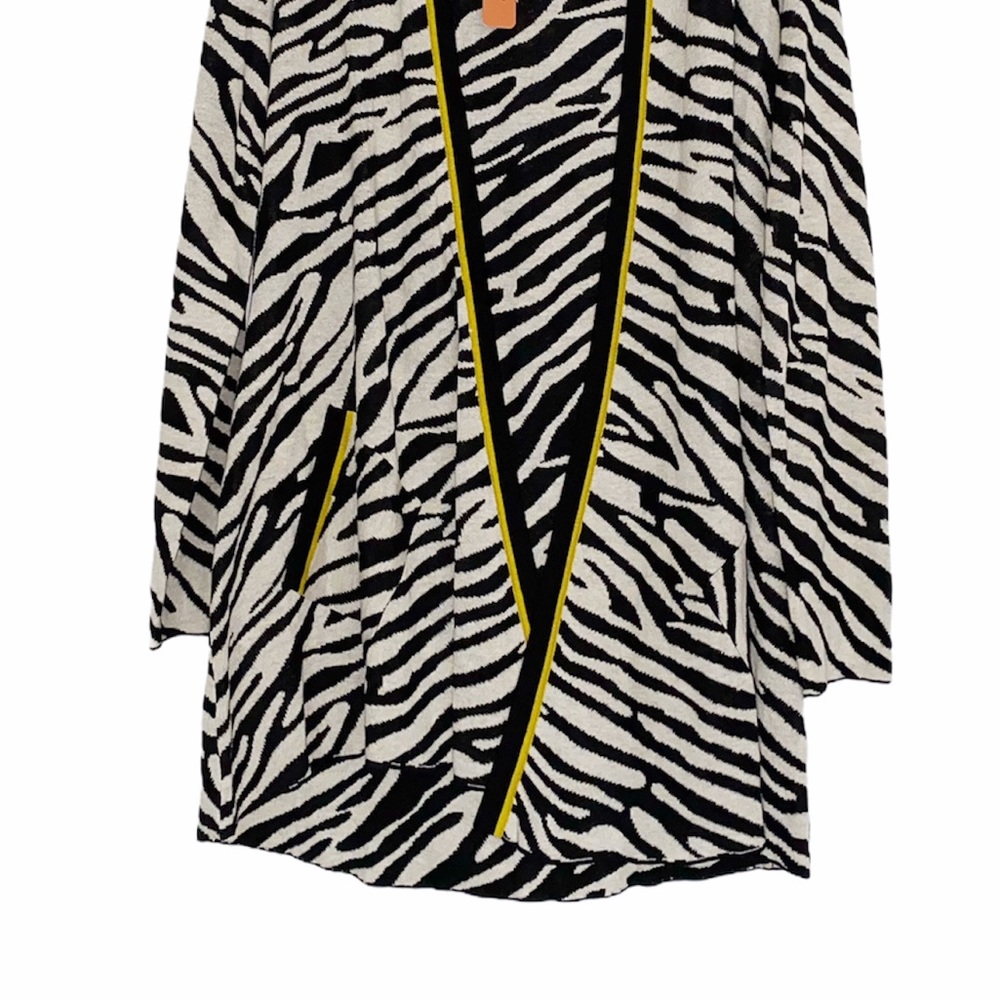 NWT Belldini Tiger Print / Animal Print Open Front Cardigan - Picture 7 of 7